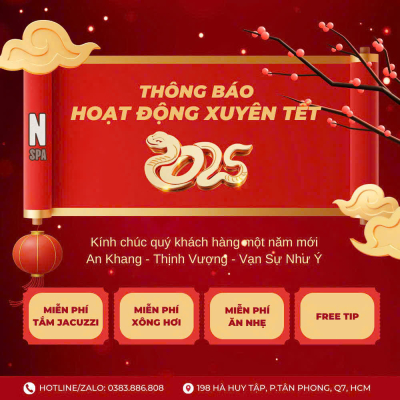 N SPA MỞ CỬA XUYÊN TẾT